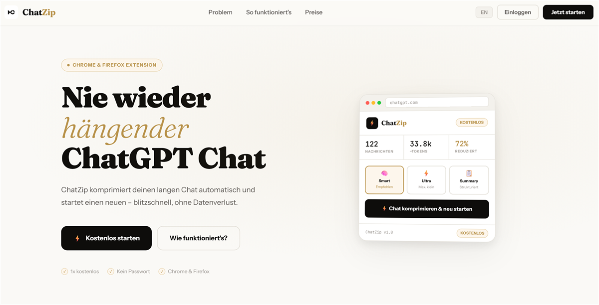 Projektvorschau chatzip.de